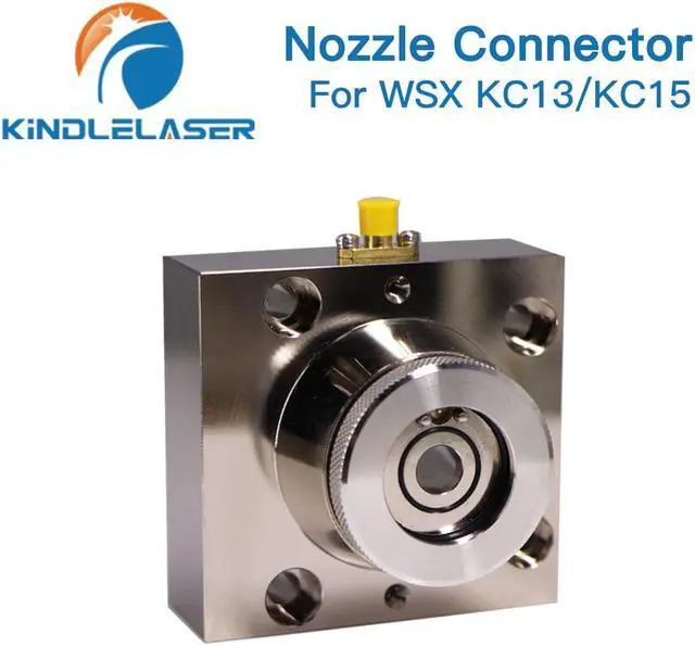 Main image of KINDLELASER  fixation de connecteur de buse 1064nm pour machine de découpe de métal Laser à Fiber, pour WSX KC13 KC15