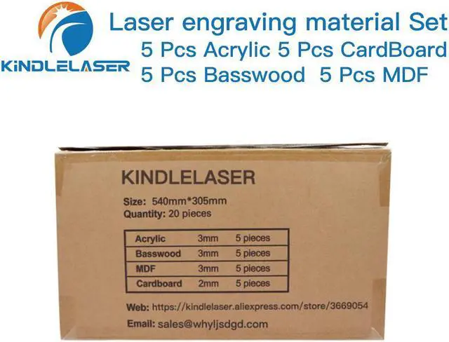 Alt view image 2 of 4 - Kindle Laser  ensemble de 20 pièces, matériel de gravure Laser pour Mini imprimante Laser 3D de bureau et Machine à graver
