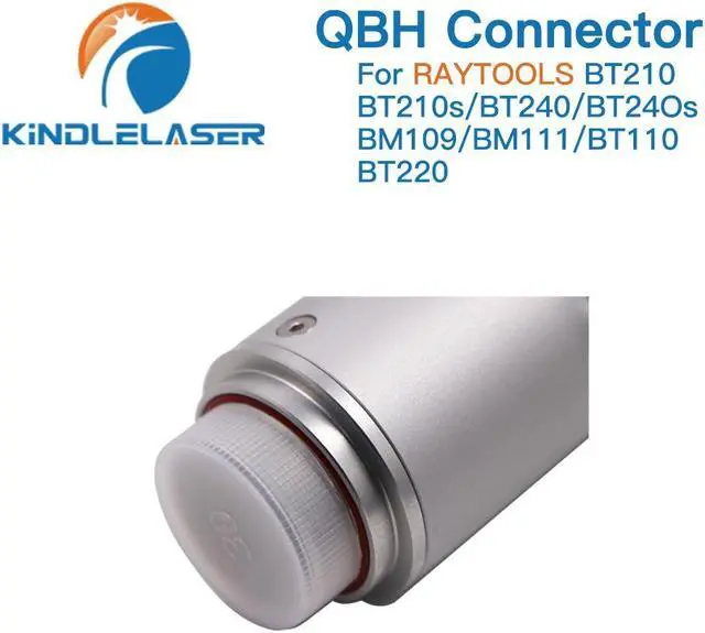 Alt view image 2 of 4 - KINDLELASER  connecteur QBH de tête Laser Raytools BT240 BT240S pour Machine de découpe Laser à Fiber 1064nm
