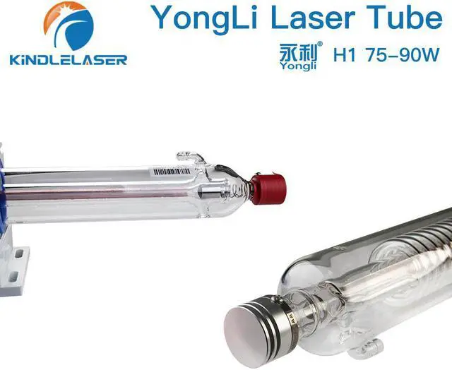 Main image of Yongli  boîte en bois pour Machine de découpe et gravure Laser, Tube Laser CO2 série H Dia.60mm, 75-90W
