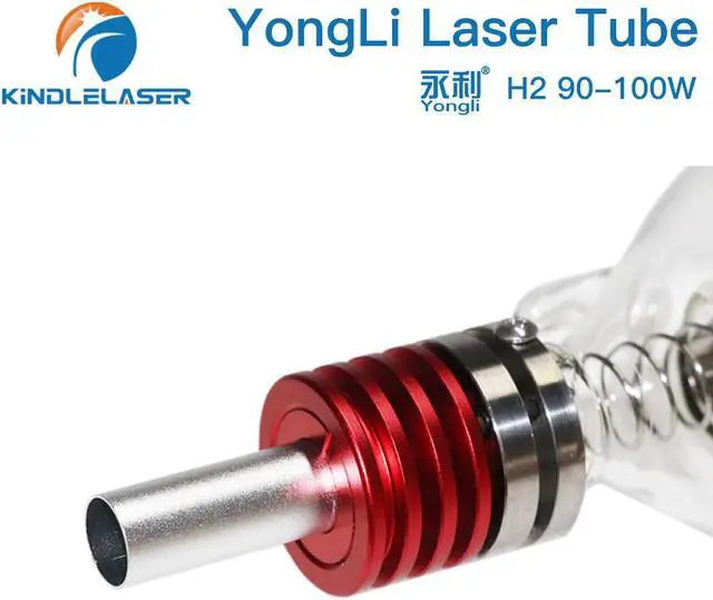 Alt view image 2 of 4 - Yongli  Laser Laser 90-100W CO2 série H, Dia.60mm, boîte en bois, pour Machine de gravure et de découpe