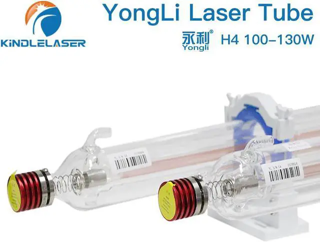 Alt view image 2 of 4 - Laser Yongli H4 100-130W CO2 Tube H série Dia.60mm boîte en bois, emballage pour Machine de gravure et de découpe
