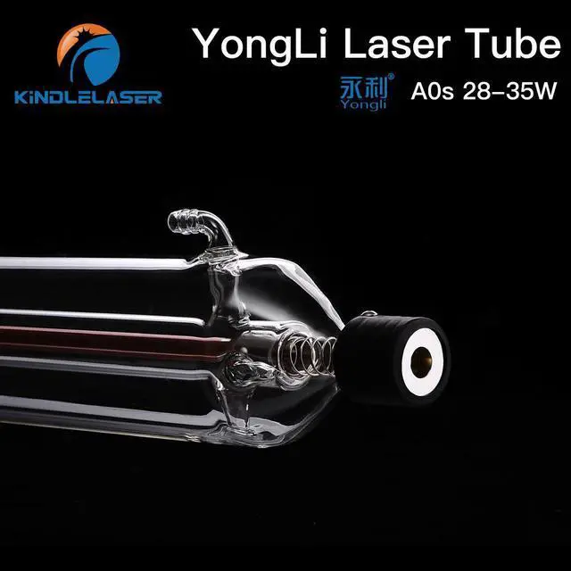 Alt view image 3 of 4 - Laser Laser Yongli A0s, longueur du Tube 600mm Dia, 28W-35W CO2 Machine de découpe et gravure au Laser CO2, 80mm