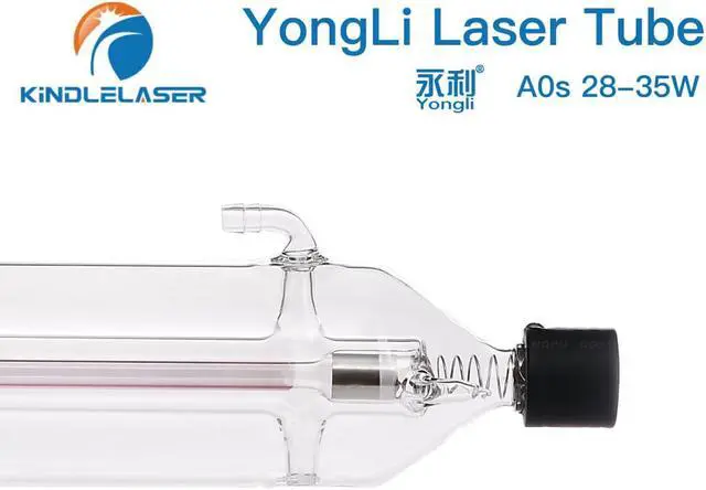 Alt view image 2 of 4 - Laser Laser Yongli A0s, longueur du Tube 600mm Dia, 28W-35W CO2 Machine de découpe et gravure au Laser CO2, 80mm