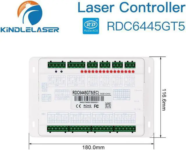 Alt view image 3 of 4 - Kindle Laser Ruida  panneau de commande pour Machines de découpe et gravure Laser CO2