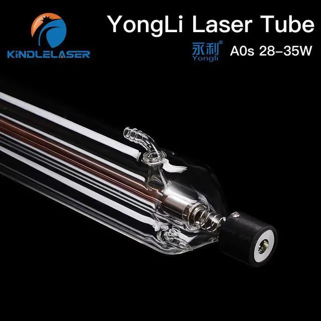 Alt view image 4 of 4 - Laser Laser Yongli A0s, longueur du Tube 600mm Dia, 28W-35W CO2 Machine de découpe et gravure au Laser CO2, 80mm