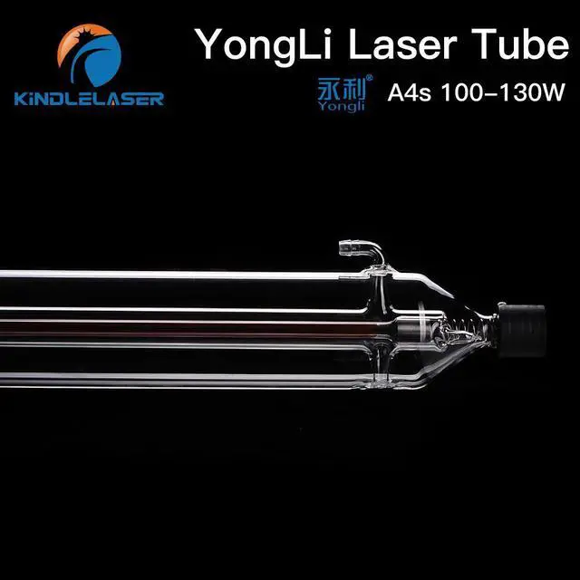 Alt view image 3 of 4 - Kindle Laser Yongli A4s 100-130W CO2 Tube Dia.80mm pour Machine de découpe et gravure Laser CO2, boîtier en bois, emballage