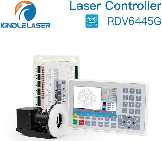 Main image of KINDLELASER Ruida  système de contrôle de découpe et de gravure au Laser à petite Vision, pour Machines à graver, RDV6445G