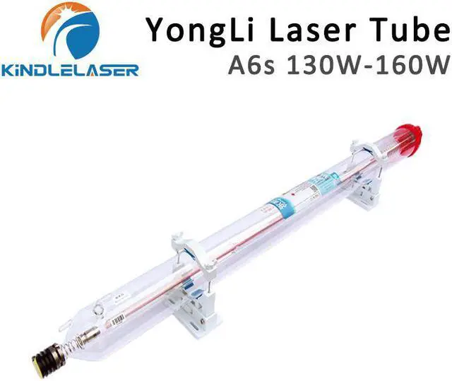 Main image of Yongli  boîte en bois avec Tube Laser CO2, longueur d'emballage 130 Dia, 1650 W, A6s Machine de découpe et gravure au Laser CO2, 80mm