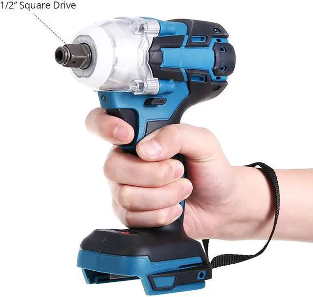 Alt view image 7 of 7 - Makita-clé à percussion électrique sans fil 18V 520N.m, clé à chocs électrique sans balais 1/2, clé à douille polyvalente, outil électrique Rechargeable pour batterie