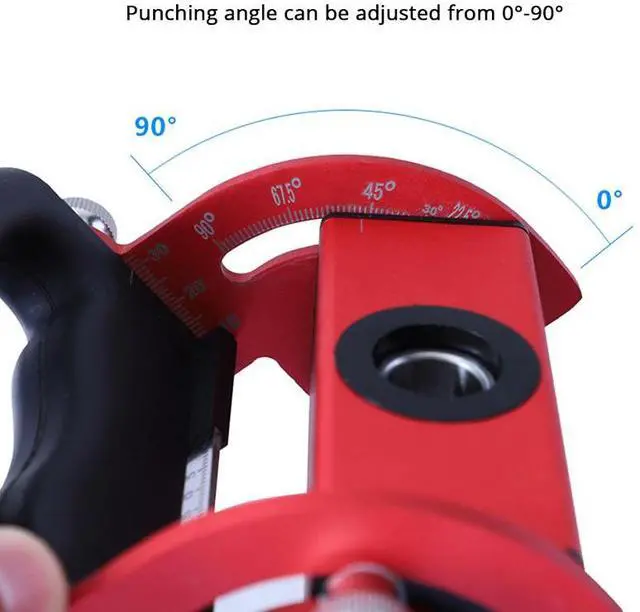 Alt view image 6 of 7 - Gabarit de perçage pour le travail du bois, localisateur de trous obliques, gabarit de trou de poche, ligne centrale, outil pour épissure de planche de bois