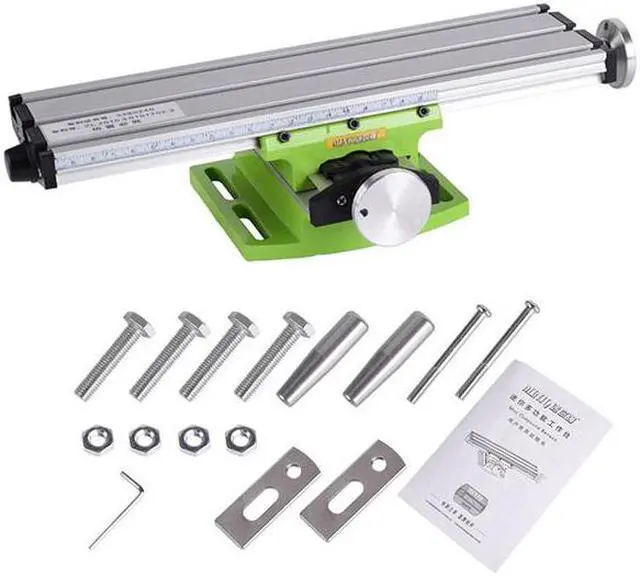 Alt view image 5 of 7 - Table de travail pour fraiseuse, Mini, haute précision, en aluminium, fraiseuse multifonction, perceuse d'établi (BG6300)