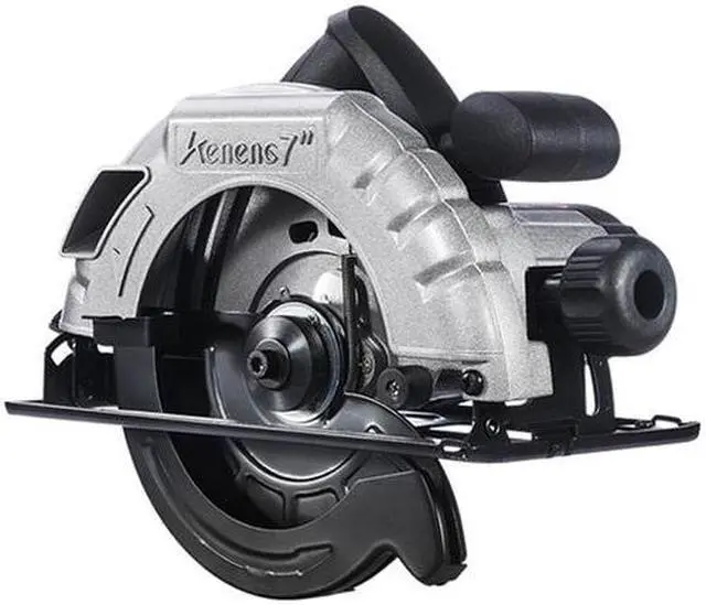 Alt view image 5 of 7 - Scie circulaire électrique multifonctionnelle de 7 pouces, 1800W, tout en aluminium, outils électriques pour le travail du bois, Machine de coupe haute puissance