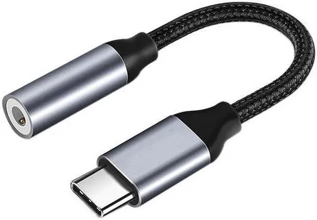 Main image of Adaptateur USB type-c vers prise casque 3.5mm, 3.5 AUX, câble Dongle Audio, cordon DAC haute définition pour Google Pixel 4 3 2 XL