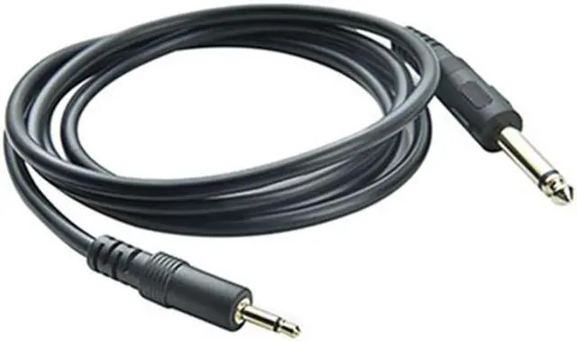 Alt view image 4 of 4 - Mélangeur de son Mobile, câble 3.5mm mâle vers jack 6.35mm, 1/8 "à 1/4", amplificateur de casque PC 1.5M