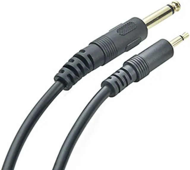 Main image of Mélangeur de son Mobile, câble 3.5mm mâle vers jack 6.35mm, 1/8 "à 1/4", amplificateur de casque PC 1.5M