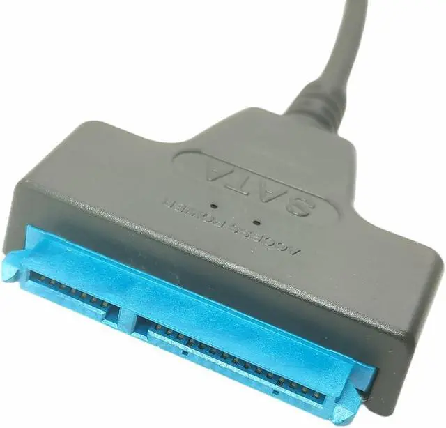 Alt view image 2 of 3 - Câble adaptateur Sata 3 vers USB, 6Gbps pour disque dur externe SSD de 2.5 pouces, 22 broches, Port USB 3.0