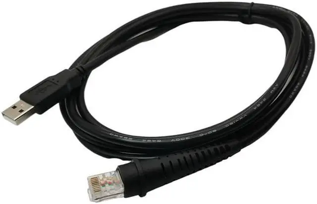 Alt view image 3 of 3 - Câble USB vers RJ50 de 6,5 pieds, pour Honeywell, scanneurs de codes à barres métrologiques MS5145, MS7120, MS9540, MS7180, MS1690, MS9590, MS9520