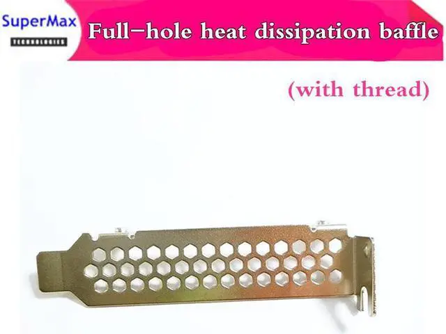 Alt view image 4 of 6 - Déflecteur demi-hauteur, trou complet de dissipation thermique, 5 pièces, pour IBM 46m0918 46M0916 46M0963 SAS 6 go, livraison gratuite