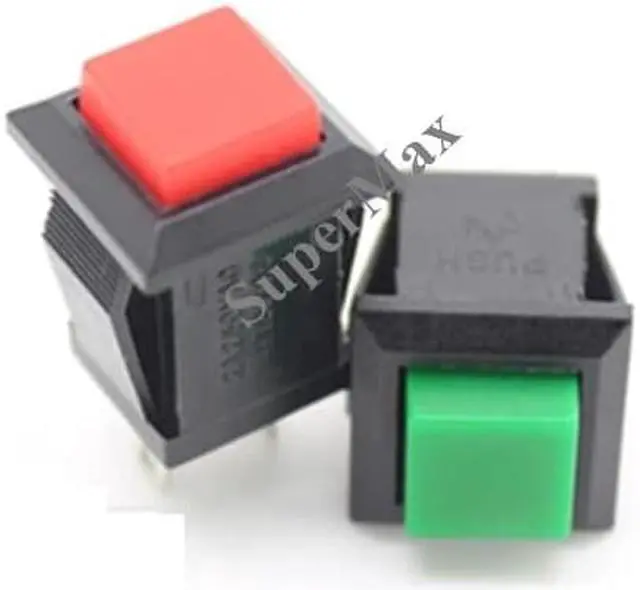 Main image of Bouton-poussoir de réinitialisation automatique, 100 pièces, DS-431 2 broches NC, bouton-poussoir de réinitialisation automatique, sans verrouillage