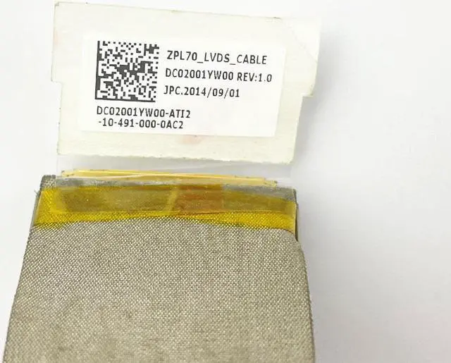 Alt view image 3 of 4 - Video screen Flex cable For HP ProBook 470 G2 laptop LCD LED Display Ribbon Camera cable DC02001YW00 768386-001