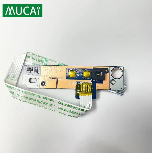 Main image of For lenovo Y50-70 Y70-70 laptop Power Button Board with Cable ZIVY2/ZIVY3 LS-B111P Repairing Accessories