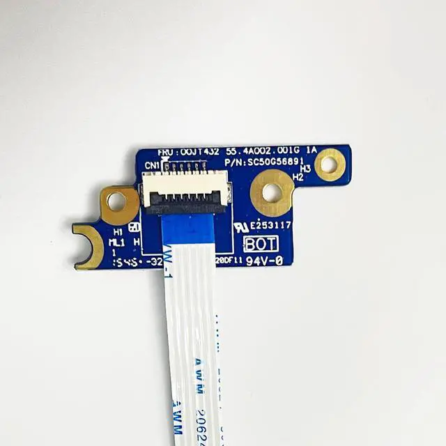 Alt view image 3 of 4 - For Lenovo ThinkPad W550S W550 T550 T560 T570 P50S laptop Power Button Board with Cable 00JT432 Repairing Accessories