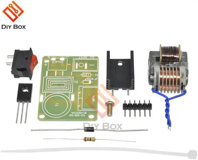 Main image of 15KV High Voltage Generator Step-up Inverter Arc Cigarette Ignition Coil Module Transformer Electronic Parts Suite 3.7V DIY Kit