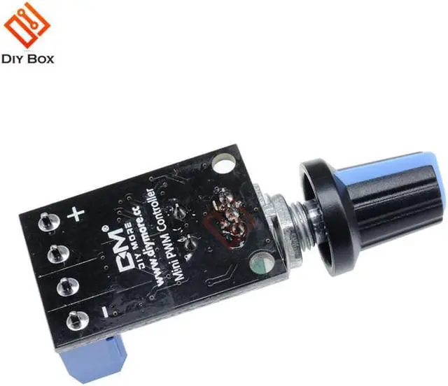 Alt view image 4 of 4 - DC Motor Speed Governor PWM Stepless Speed Controller Regulator LED Dimming 5V-16V 10A Ultra High Linearity Band Switch