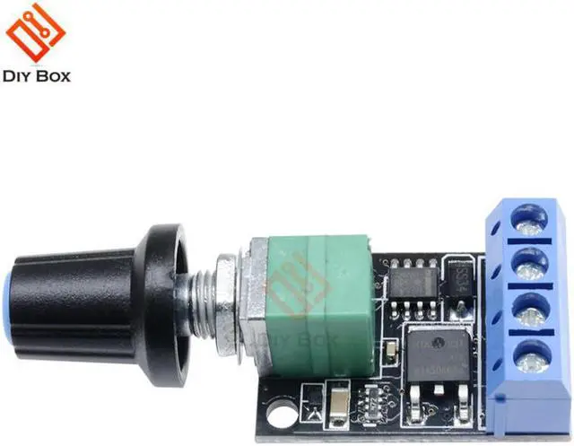 Alt view image 3 of 4 - DC Motor Speed Governor PWM Stepless Speed Controller Regulator LED Dimming 5V-16V 10A Ultra High Linearity Band Switch