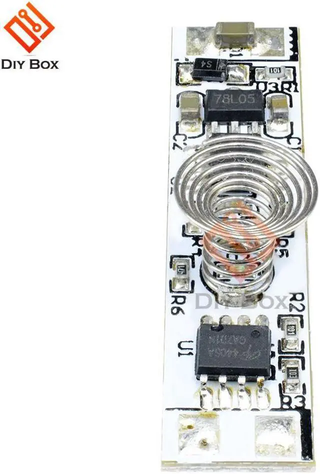 Alt view image 4 of 7 - Touch Switch Capacitive Sensor Module Coil Spring Switch LED Dimmer Control Switch 9-24V 30W 3A for Smart Home LED Light Strip