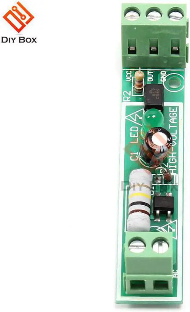 Alt view image 2 of 4 - AC 220V Optocoupler Isolation Module 1 Channel Voltage Detector Board TTL 3-5V SCM Testing for Microcontroller Adaptive PLC 24V
