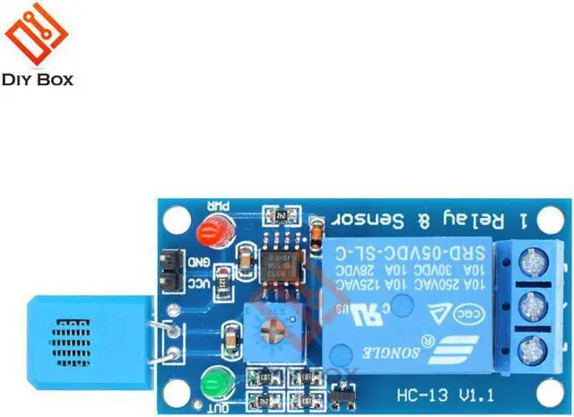 Main image of HR202 5V Humidity Switch Sensor Relay Module Sensitive Humidity Controller Sensor Module Direct drive relay