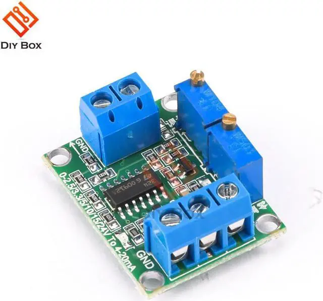 Alt view image 4 of 4 - 0-2.5V/3.3V/5V/10V/15V/24V to 4-20mA Voltage To Current Signal Conversion Module