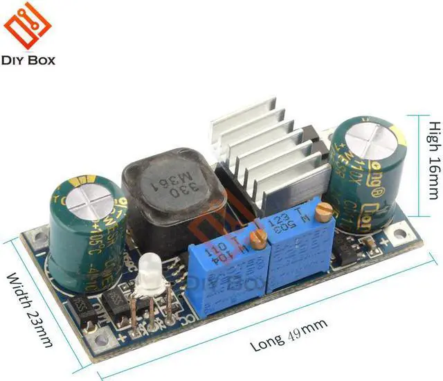 Alt view image 4 of 7 - DC-DC 5A Buck Constant Current Module Step-down Voltage Regulator Power Supply Module Board Buck Converter