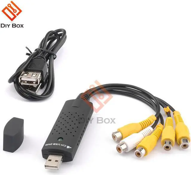 Alt view image 6 of 7 - 4 Channel USB Video Capture Card DVR For CCTV Camera Monitor DVD 4CH Usb Dvr Cards Board To VHS Video Recording PAL /NTSC