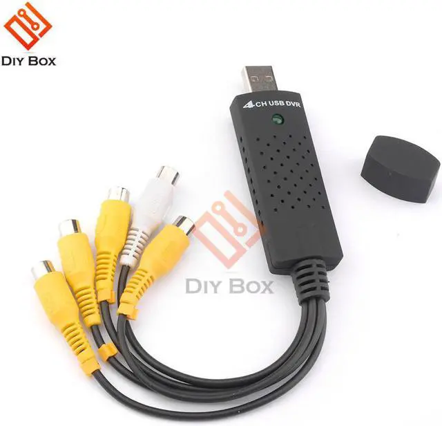 Alt view image 7 of 7 - 4 Channel USB Video Capture Card DVR For CCTV Camera Monitor DVD 4CH Usb Dvr Cards Board To VHS Video Recording PAL /NTSC