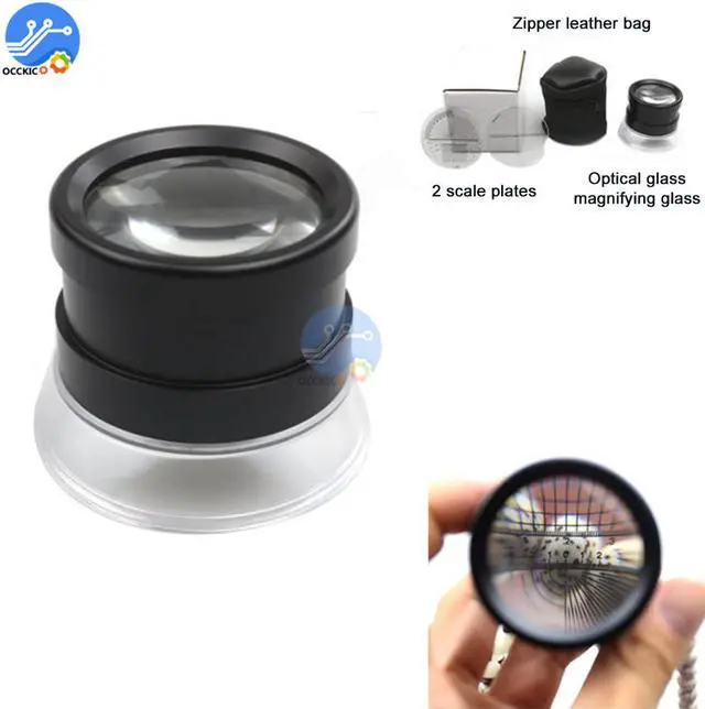 Alt view image 5 of 7 - Cylindrical 30 Times Color Card Reading Small Print Magnifying Glass