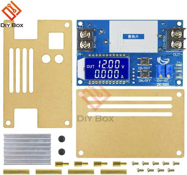 Alt view image 6 of 7 - DC-DC DC 9 -45V to 10 -50V 5A Step Up Power Supply Module Adjustable Boost Adapter CV/CC Converter LCD Display with Case