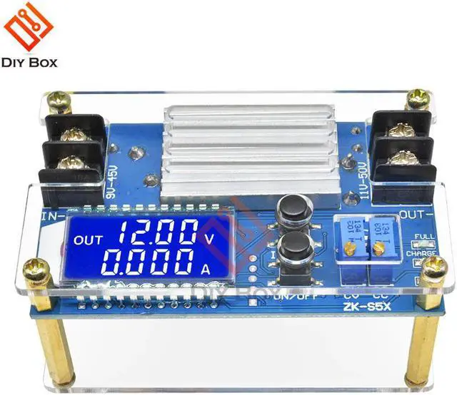 Alt view image 5 of 7 - DC-DC DC 9 -45V to 10 -50V 5A Step Up Power Supply Module Adjustable Boost Adapter CV/CC Converter LCD Display with Case