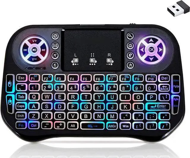 Alt view image 5 of 7 - Mini clavier sans fil i10 pour Smart TV, avec pavé tactile, pour télécommande/PC/iPad/Xbox/Android/HTPC