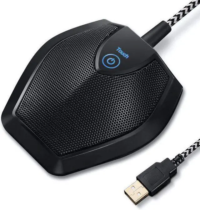Alt view image 5 of 7 - Microphone USB professionnel de bureau, avec fonction muette, réduction de bruit, pour ordinateur portable/ordinateur, appareil de conversation vocale Audio