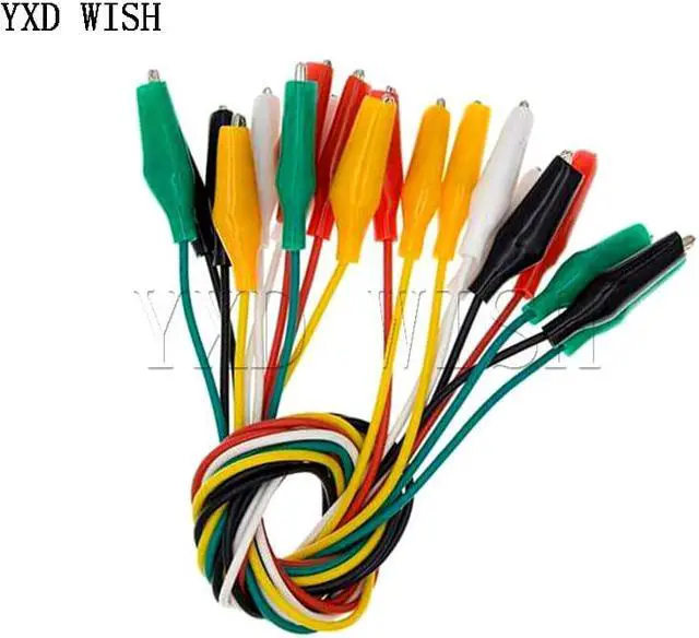 Alt view image 3 of 4 - 10 pièces de pinces Crocodile électriques DIY, fils de Test Crocodile à Double extrémité