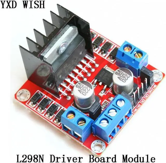 Alt view image 5 of 6 - L298N Module de carte de conducteur de moteur L298 moteur pas à pas voiture intelligente platine de prototypage Peltier L298N haute puissance pour pilote de moteur Arduino