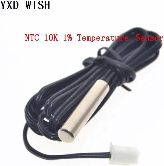 Alt view image 4 of 4 - Capteur de température de thermistance NTC 0.5M, fil de sonde étanche 10K 1% 3950 pour câble W1209 W1401, 10 pièces