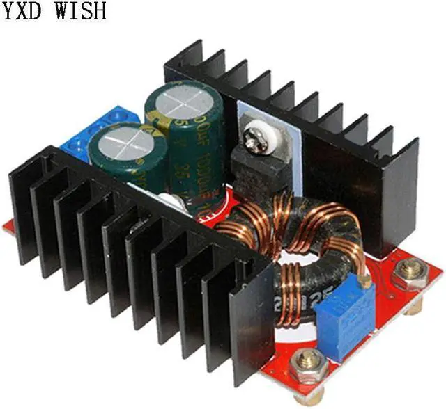 Alt view image 5 of 6 - Convertisseur Boost 150W DC-DC, alimentation électrique 10-32V à 12-35V 10a, panneau de Charge de tension pour ordinateur portable, régulateur de tension réglable