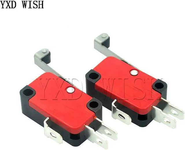 Alt view image 4 of 4 - 10 PIÈCES V-156-1C25 15A Le Micro-Interrupteur À Bouton-Poussoir Momentané Action Instantanée interrupteur de fin de Course, Interrupteur De Course