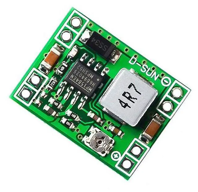 Alt view image 7 of 7 - Module d'alimentation 3A réglable, 5 pièces, Module de sortie 12, LM2596 24V, MP1584 EN