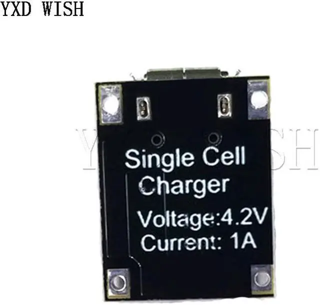 Alt view image 6 of 6 - Module de charge de batterie au Lithium 1a 5V-6V 4.2V TC4056 TC4056A, carte d'alimentation Micro USB TP4056, 10 pièces