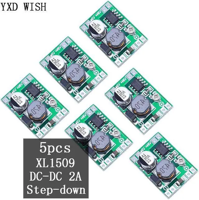 Alt view image 5 of 7 - Module d'alimentation électrique Ultra-petite taille DC-DC vers le bas, Kit de démarrage pour Arduino, 2a, compatible LM2596S, 5 pièces, XL1509